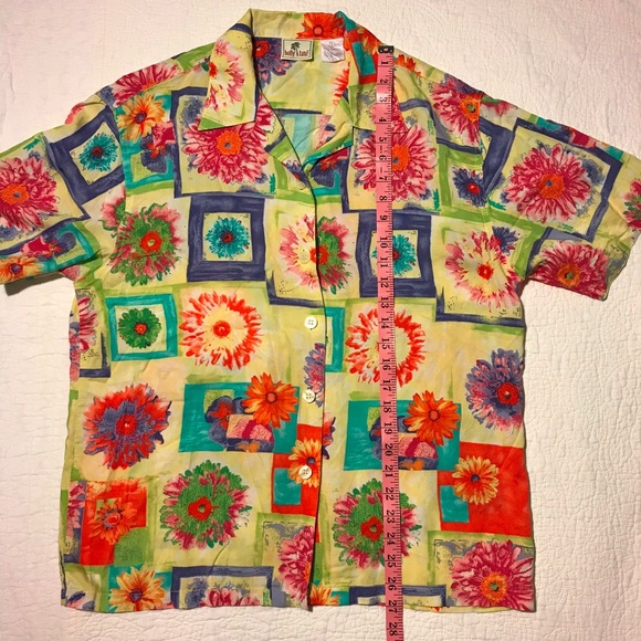 Holly Lane 2pc Top Crop Pants Cruise Colorful L - Picture 4 of 8